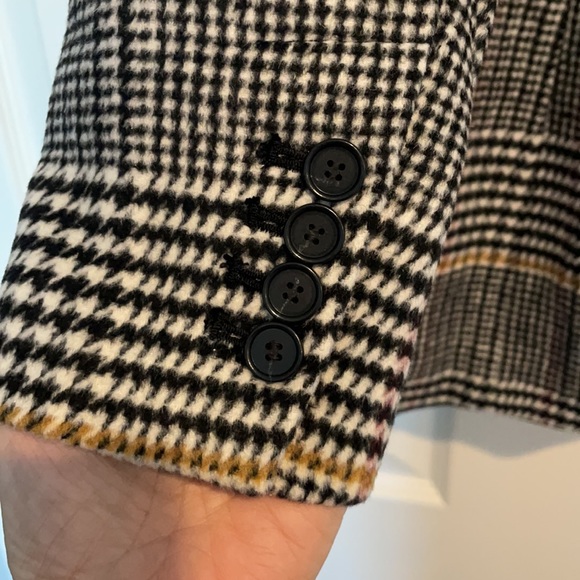 LOFT Plaid Modern Blazer - Picture 6 of 9